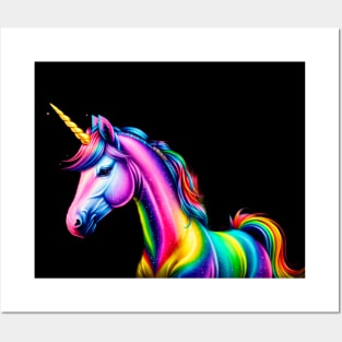 Rainbow Unicorn Posters and Art